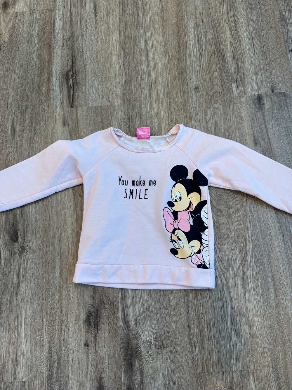 Disney Pink Mickey & Minnie Graphic Sweatshirt